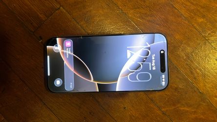 Apple iPhone with Cracked Screen