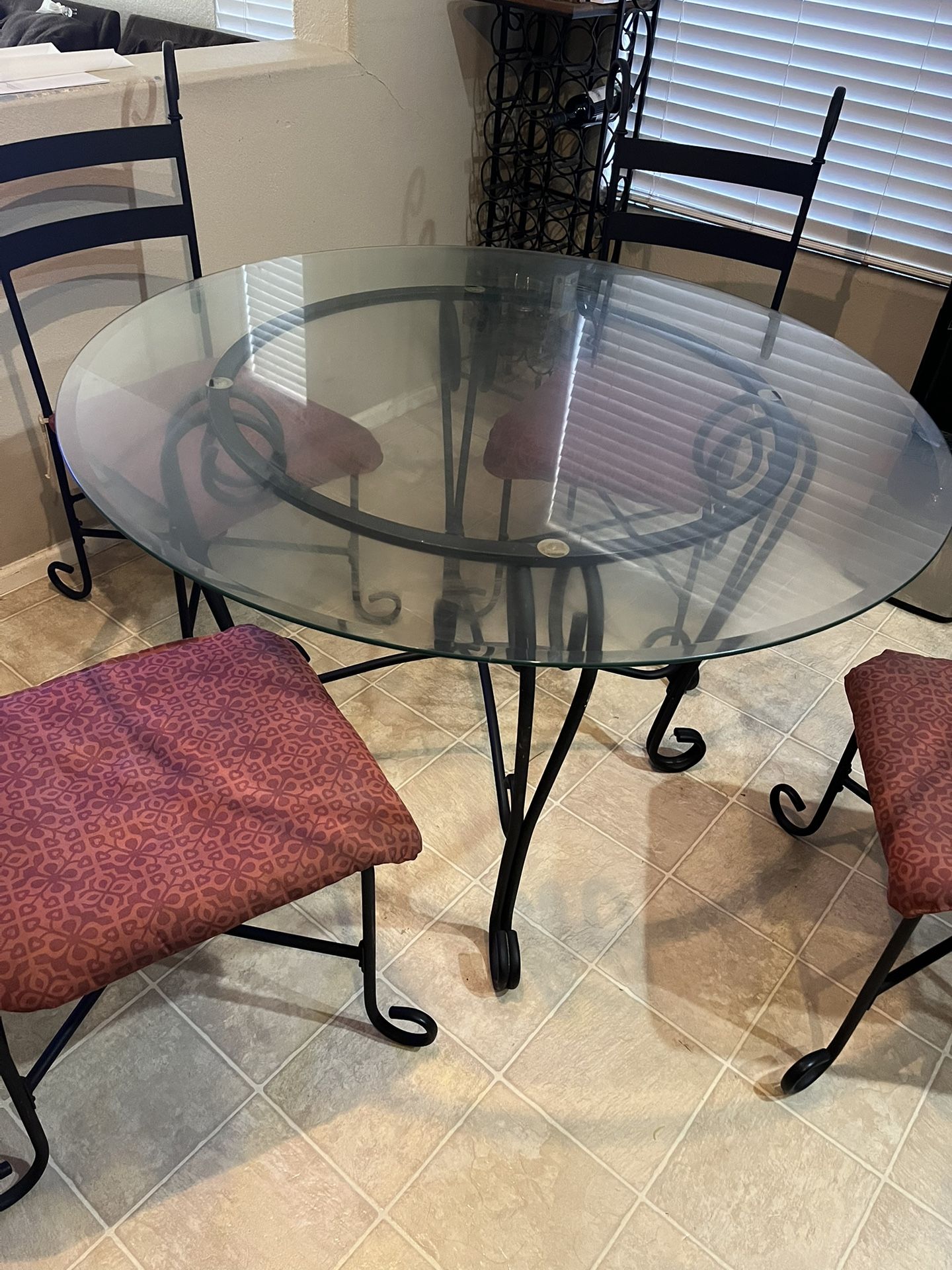 Glass Kitchen Table