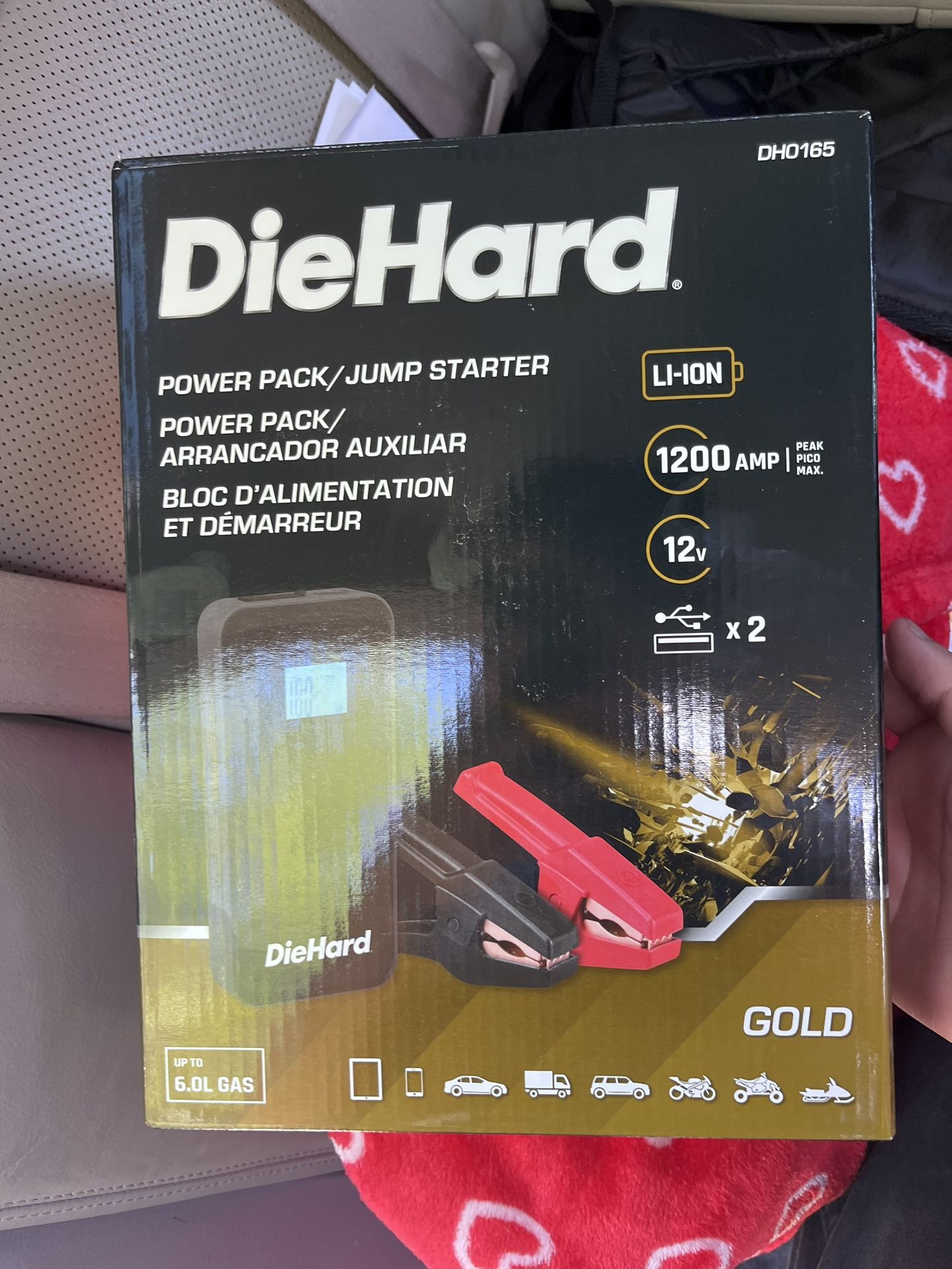 DieHard Gold 1200 Peak Amp Lithium Jump Starter