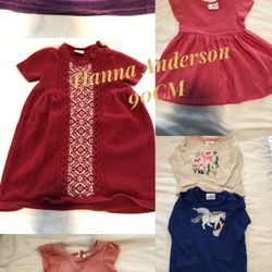 Brandname girl clothes: RL, Hanna etc