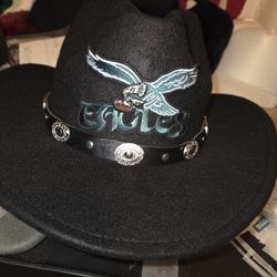 Eagles Cowboy Custom Hat