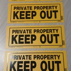 Private Property Signs