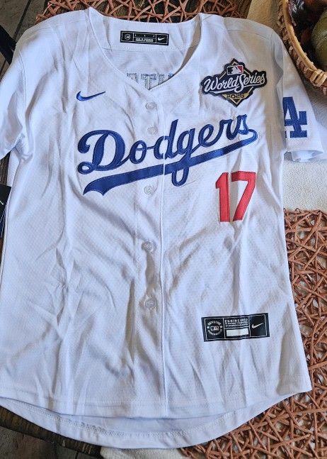 Dodgers Women's Ohtani 2025 World Series Jersey Home White