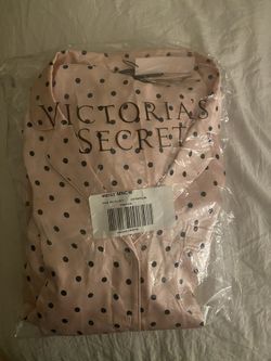 New Victoria Secret Polka Dot Silk Pajama set