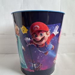 Super Mario Galaxy Popcorn Bucket Tin Combo Theater Exclusive