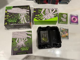 Pokemon Perfect Order ETB- Empty (everything except cards from the packs)