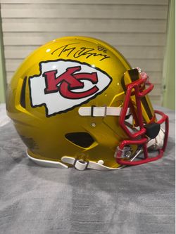 Tony Gonzalez Autographed Kansas City Chiefs Authentic Helmet Beckett COA