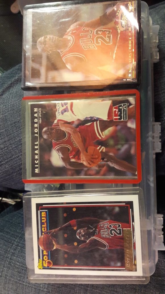 Michael Jordan cards. When he is in his prime.
