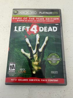 Xbox 360 Left 4 Dead CIB