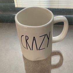 RAE DUNN CRAZY Cofee mug Ceramic