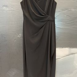 Warren Petites Black Sheath Sleeveless Dress Sz 6