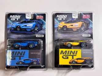 Mini GT Bugatti Vision Gran Turismo Mijo Exclusives Set of 2