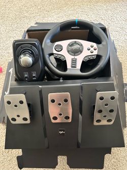 Gaming wheel and pedals. PXN VY