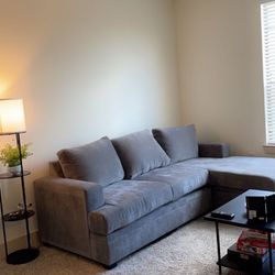 Grey sectional Couch $500