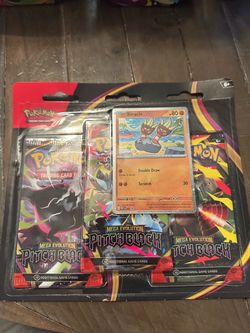 Pokémon Mega Evolution Pitch Black 3-Pack Blister