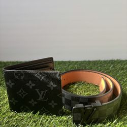 Lv Belt And Wallet Combo