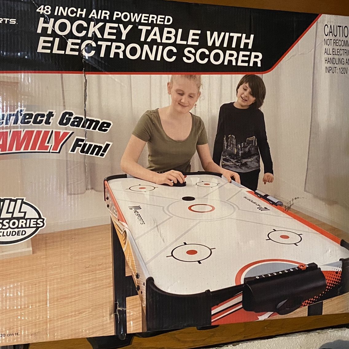 Air Hockey Table 48in W/Electronic Scorer