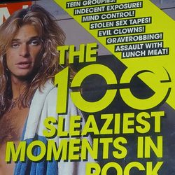 The 100 Sleaziest Moments In Rock 2000 SPIN Mag  TUPAC  David Lee Roth KISS