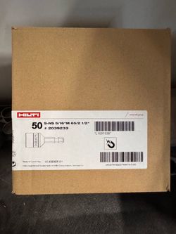 Hilti S-NS (M) Magnetic Nut Setter 5/16 m 65/2 1/2"
