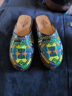 handmade traditional Moroccan Amazigh slippers, often called Berber babouches, f
