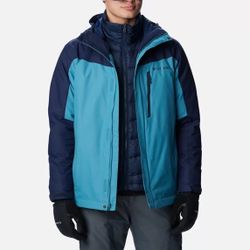 Brand new Columbia Men's Whirlibird IV Interchange 3 in 1 Insulated Jacket xxl 