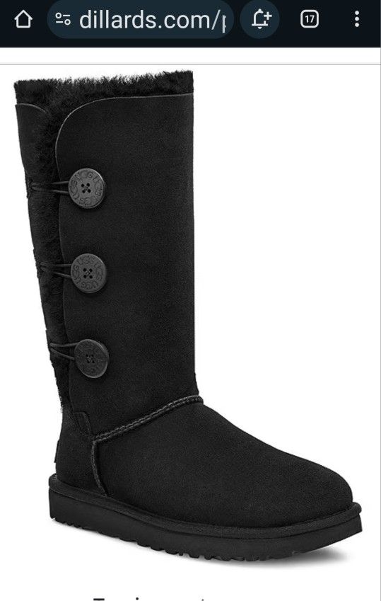 Bailey Suede Button Triplet II Ugg Boots 