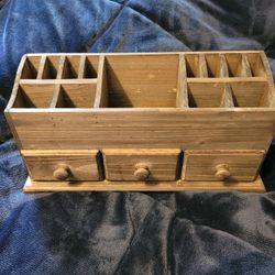 Wooden Desk Organizer