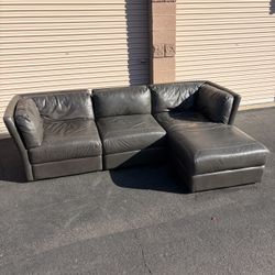 Leather Sectional Couch