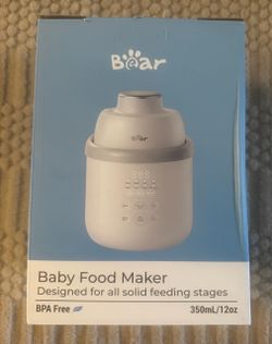 New Bear NutriEase AllStage Stainless Steel Baby Toddler Food Maker Steamer and Blender MSRP $130