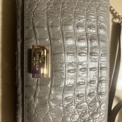 Kate Spade grey clutch 
