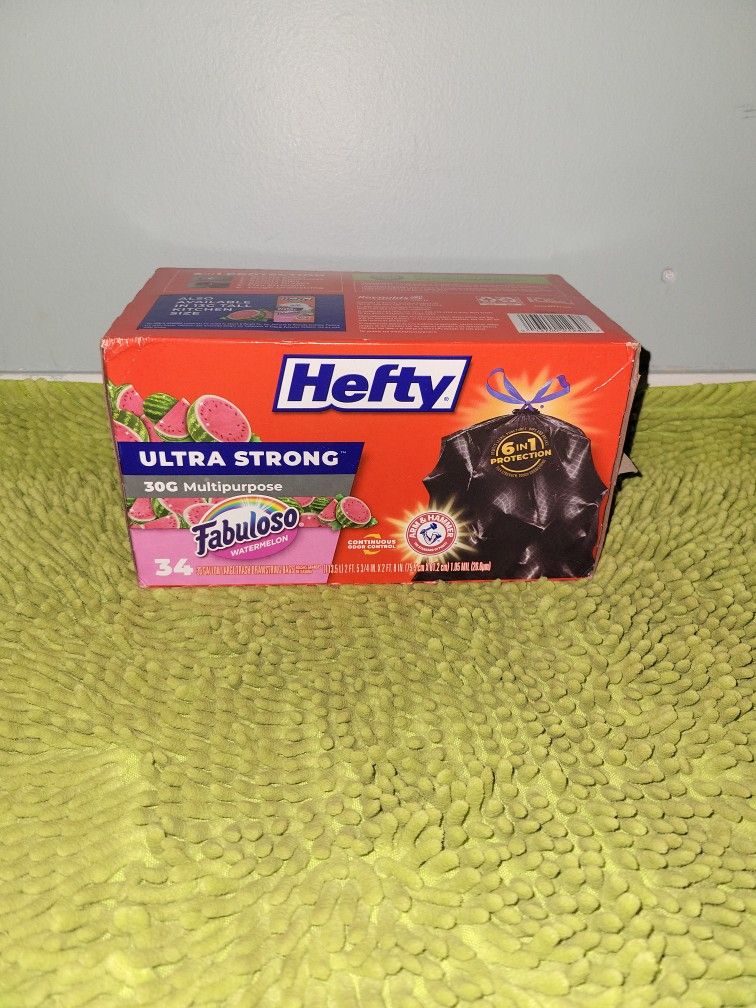 Hefty 34 Trash Bags 30 Gallons