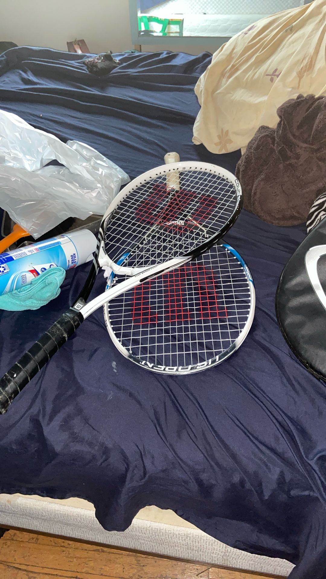 tennis rackets