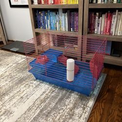 Pink And Blue Guinea Pig Sparkle Cage 