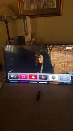 65” Sony smart television with remote