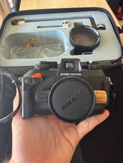 Vintage Nikon Nikonos IV-A Underwater Camera — Complete Close-Up Outfit & Case