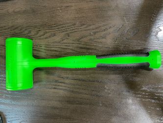 Snap on 56oz deadblow-blow hammer green new  HBFE56