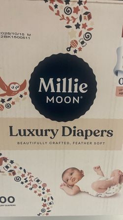 Delivery Included (50) Size-1 (6-11Lbs) Millie Moon Diapers