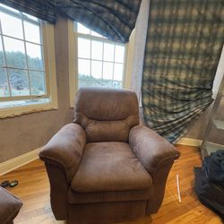 Brown BarcaLoungers (sold As A set Or Individual) 