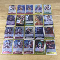 One Piece A Fist Of Divine Speed TCG 600+ Bulk Cards Commons Uncommons Rares!