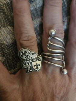 Vintage LETY G. NOLA Sterling Ring