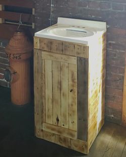 Custom Built Pallet Wood Sink