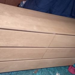 Fresh Wooden Six Drawer Bedroom Dresser 