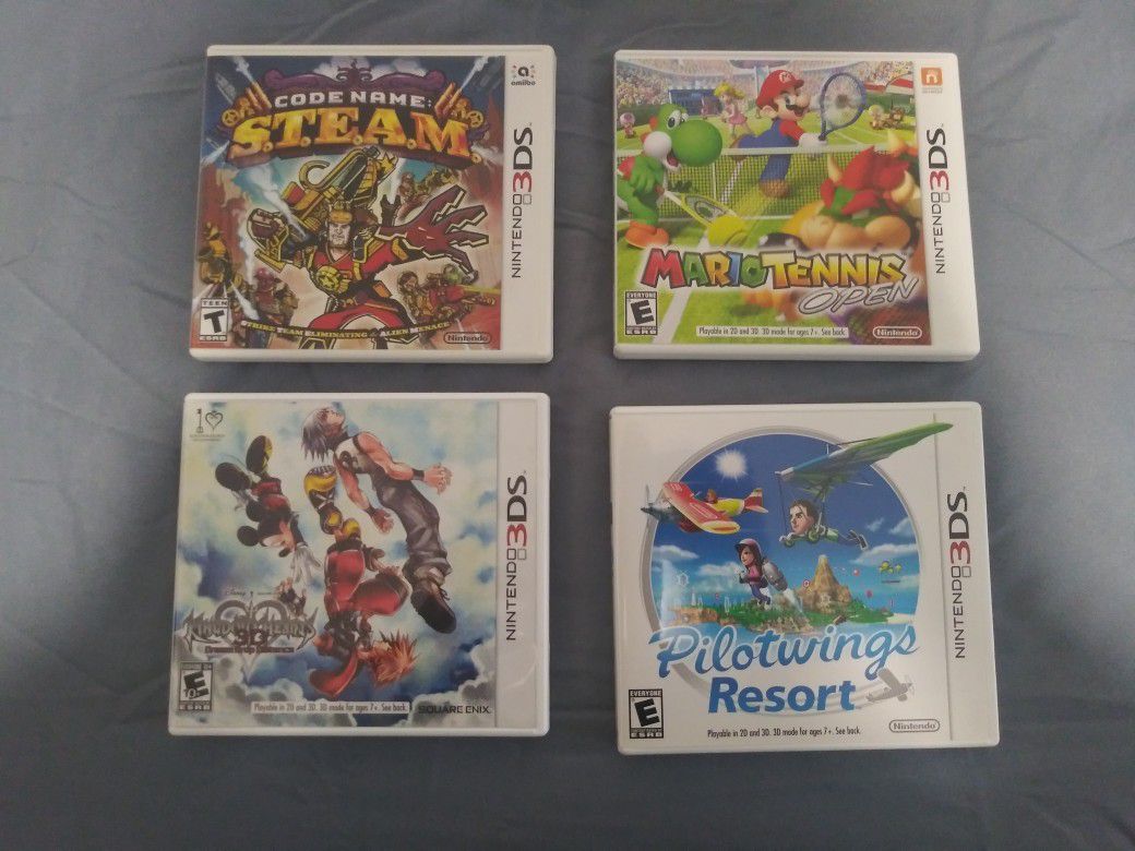 3ds Games, Including Mario and Kingdom Hearts