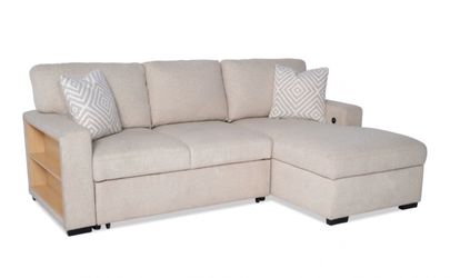 Like-New 93” Sleeper Sectional with Chaise – $600 OBO