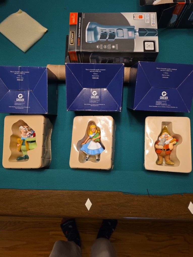 Grolier President's Edition Disney Christmas Ornaments