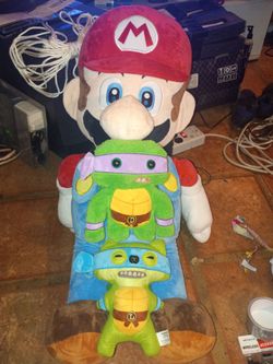 Mario Bros Ninja turtles Leonardo /Donatello