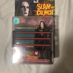 WCW slam N Crunch Sting Figure