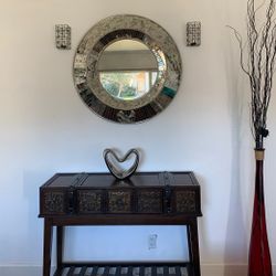 Solid Wood Entry Table / Desk