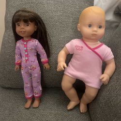 American Girl Doll And Bitty Baby