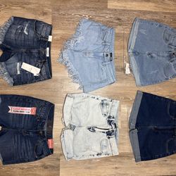 Bundle of 6 Shorts (Fashion Nova, SHEIN, etc) - Size S